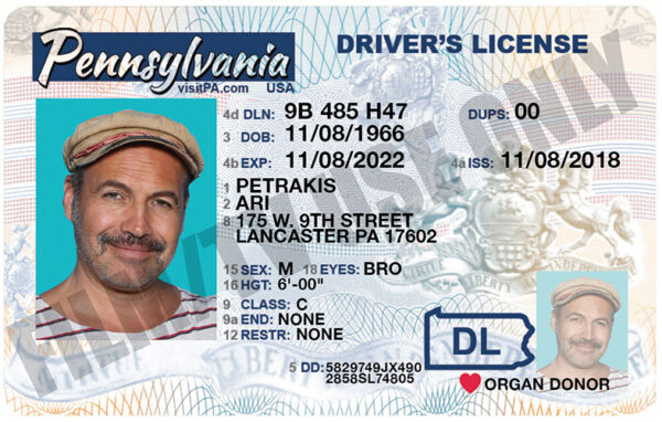 Pennsylvania driver’s license